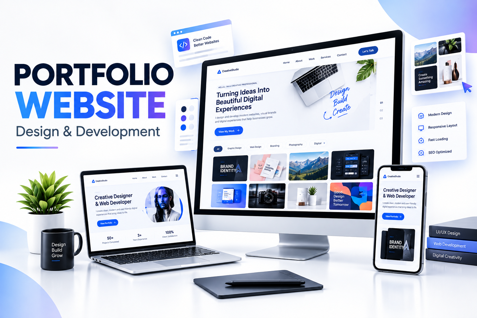 Personal portfolio and personal brand website