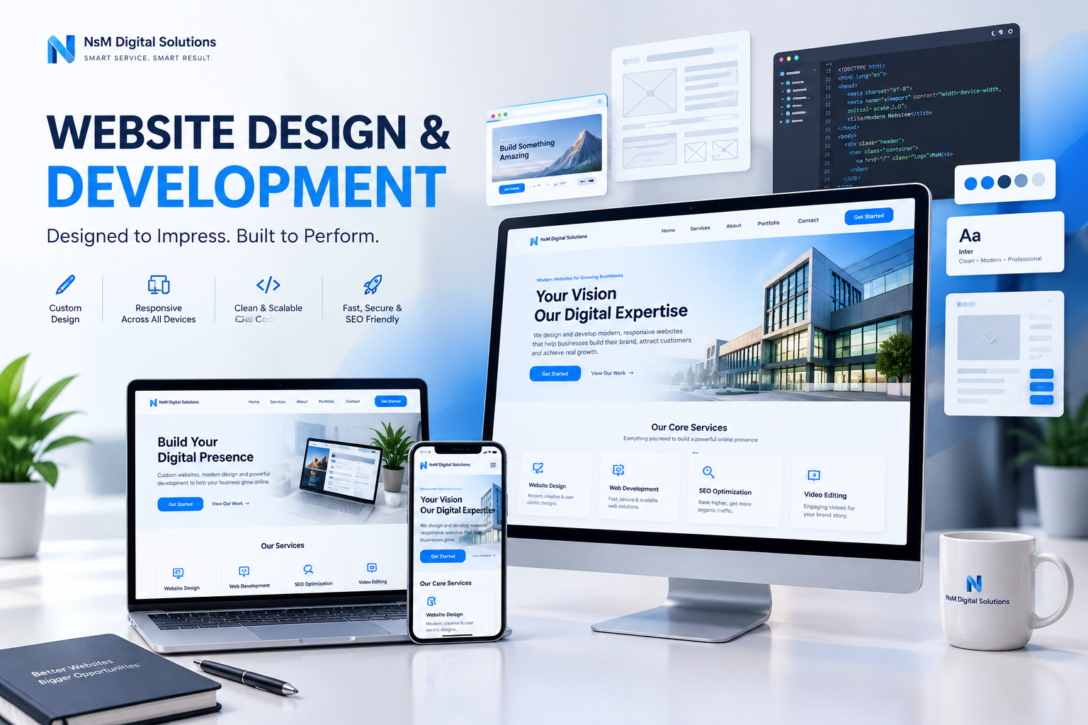 Website design and development on WordPress